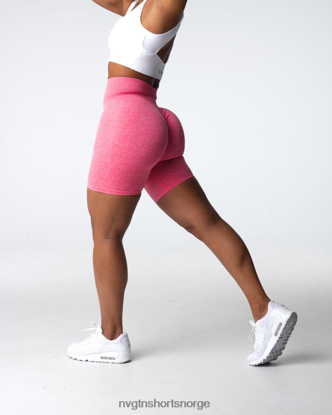 064HD6405 korall Fitness NVGTN kvinner crunch sømløse shorts