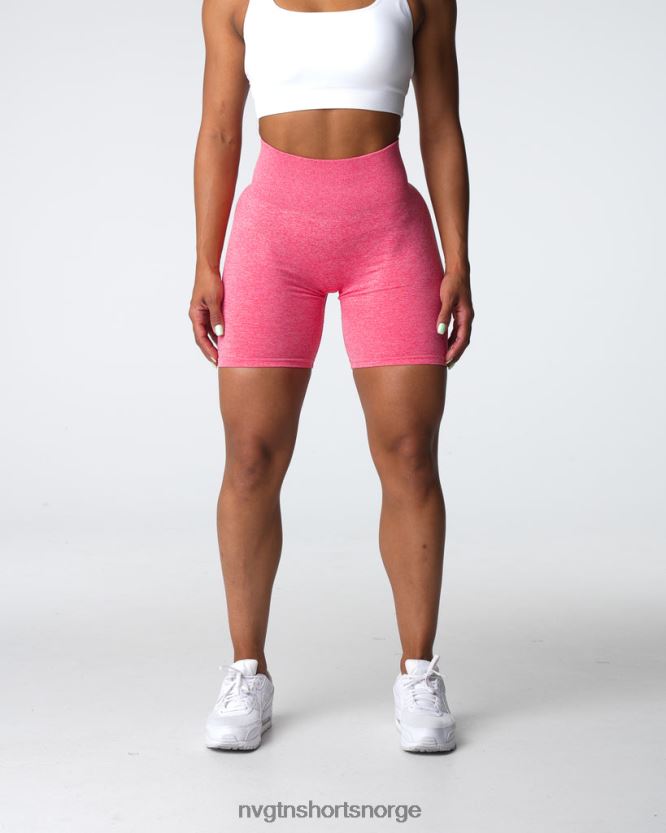 064HD6405 korall Fitness NVGTN kvinner crunch sømløse shorts