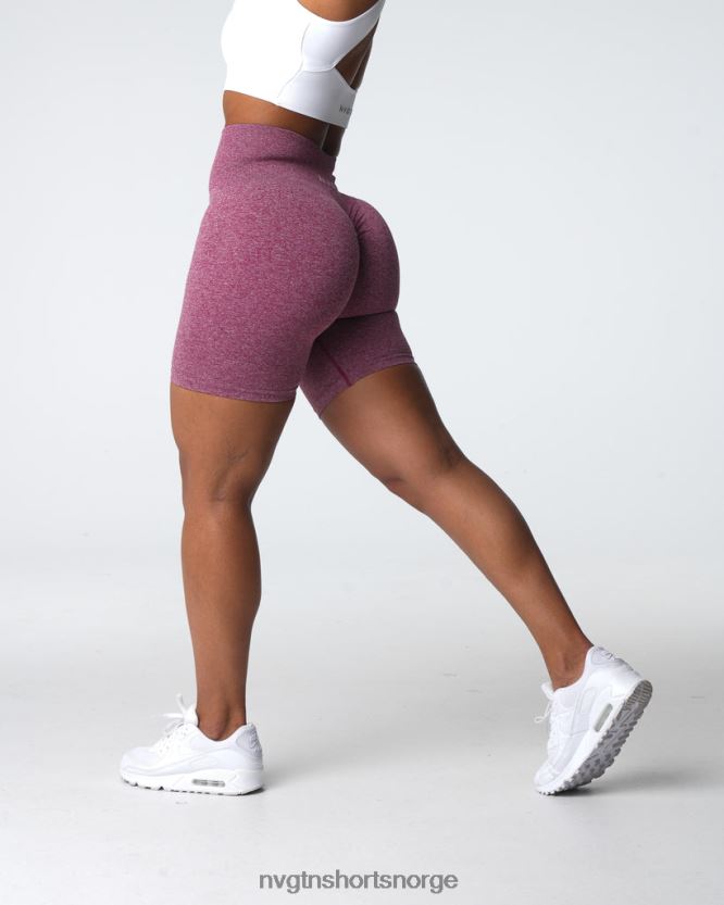 064HD6410 rødbrun Fitness NVGTN kvinner crunch sømløse shorts