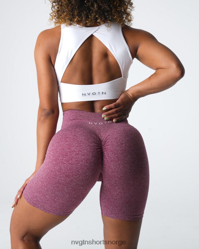 064HD6410 rødbrun Fitness NVGTN kvinner crunch sømløse shorts