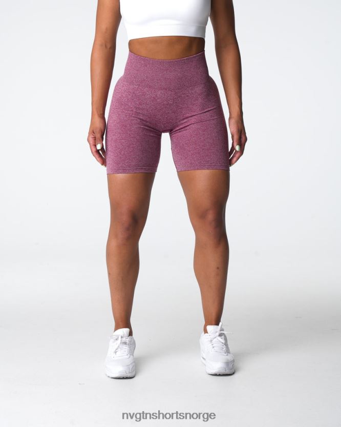 064HD6410 rødbrun Fitness NVGTN kvinner crunch sømløse shorts