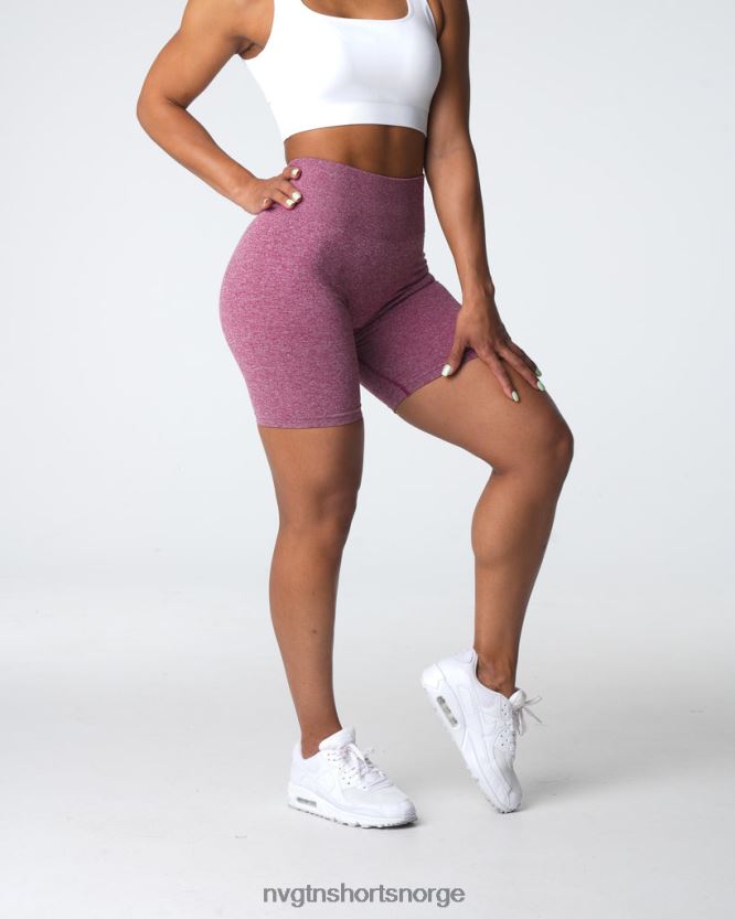 064HD6410 rødbrun Fitness NVGTN kvinner crunch sømløse shorts