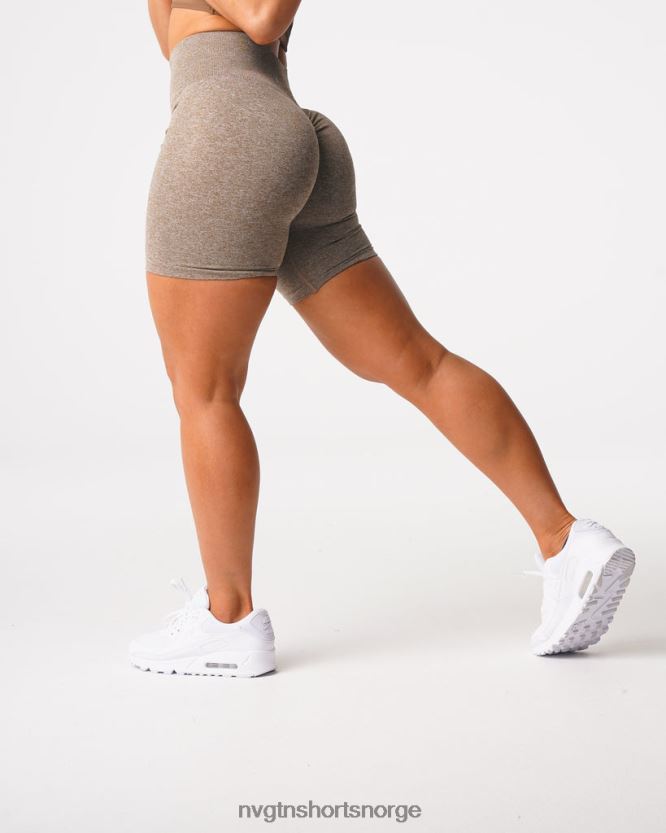 064HD6418 mokka Fitness NVGTN kvinner crunch sømløse shorts