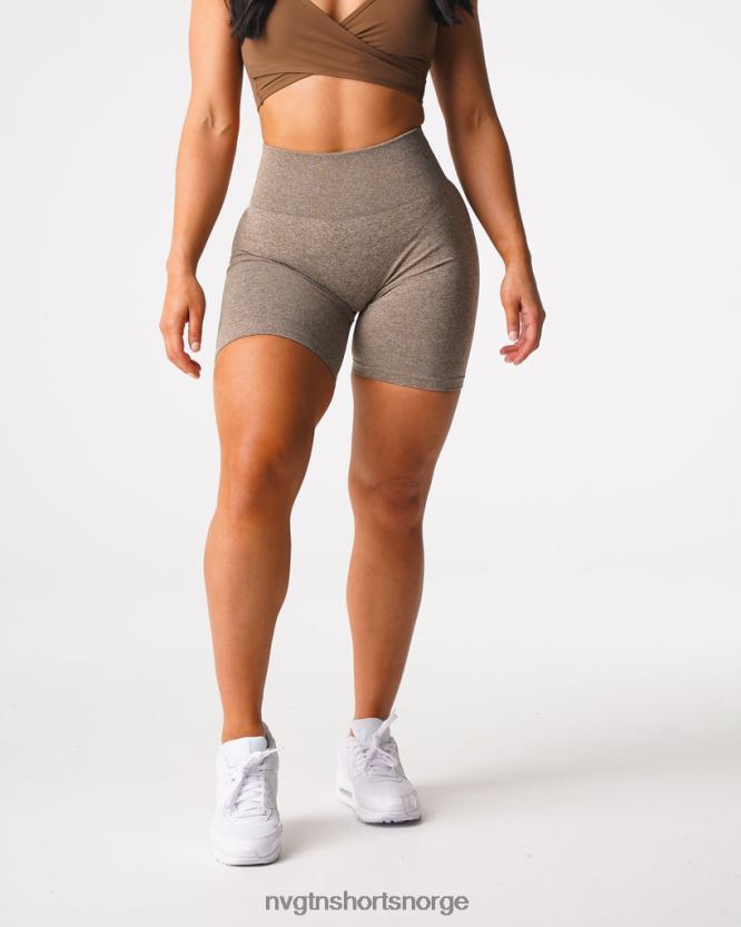 064HD6418 mokka Fitness NVGTN kvinner crunch sømløse shorts