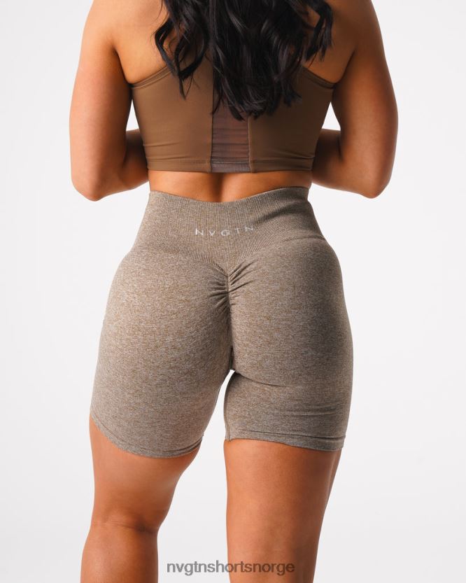 064HD6418 mokka Fitness NVGTN kvinner crunch sømløse shorts
