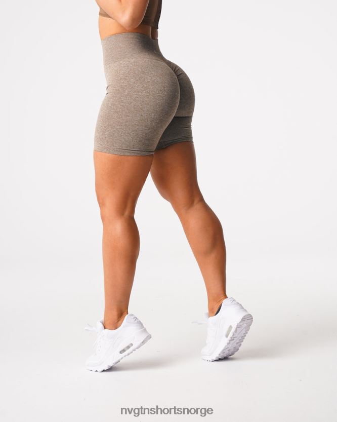 064HD6418 mokka Fitness NVGTN kvinner crunch sømløse shorts