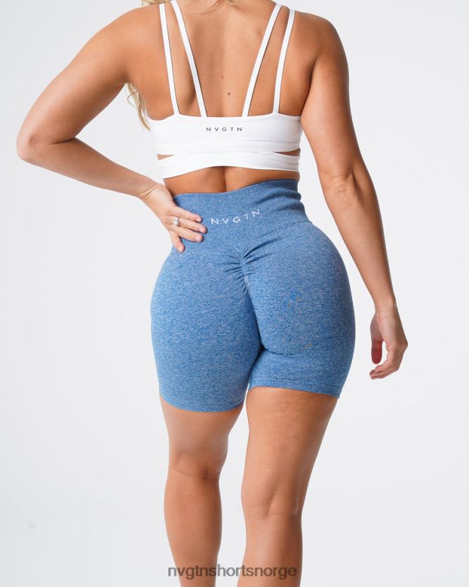 064HD6421 himmelblå Fitness NVGTN kvinner crunch sømløse shorts