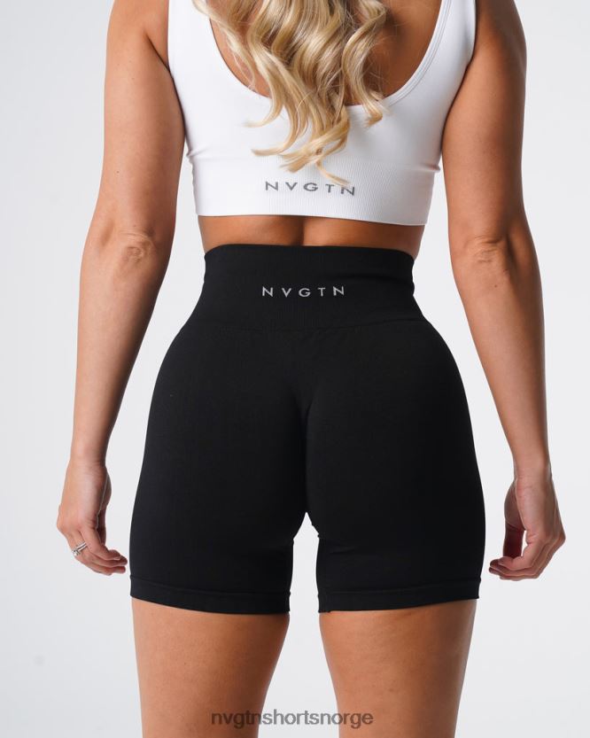 064HD6429 svart Fitness NVGTN kvinner solid sømløs shorts