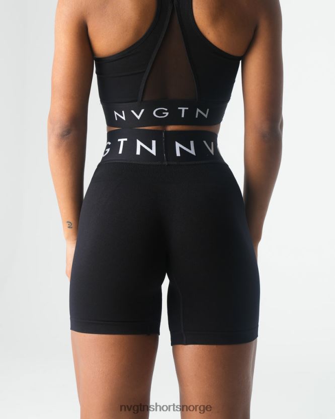 064HD6430 svart Fitness NVGTN kvinner sømløse sportsshorts