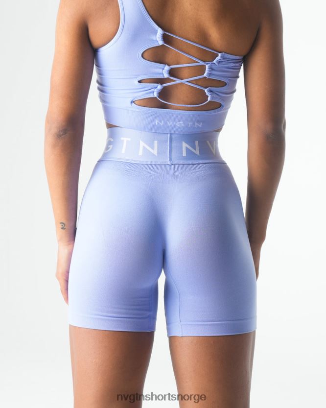 064HD6433 periwinkle Fitness NVGTN kvinner sømløse sportsshorts
