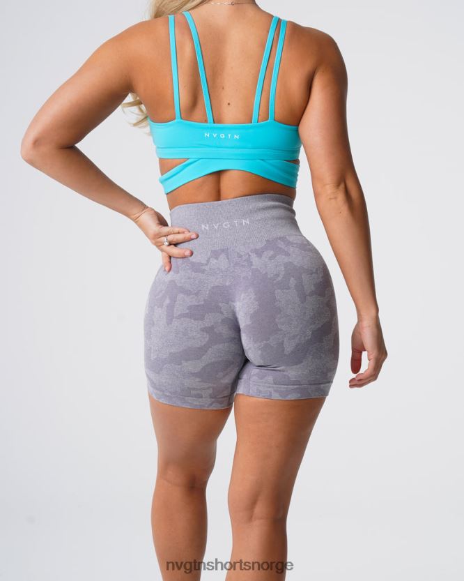 064HD6438 grå Fitness NVGTN kvinner camo sømløse shorts