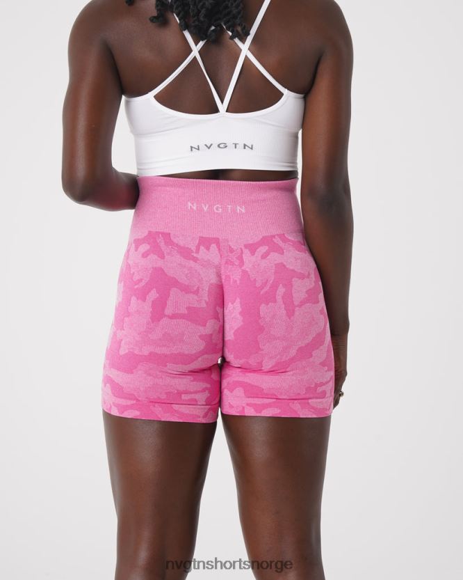 064HD6439 tyggegummi rosa Fitness NVGTN kvinner camo sømløse shorts