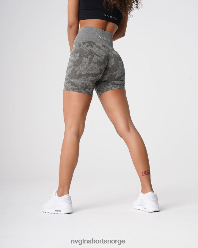 064HD6440 kakigrønn Fitness NVGTN kvinner camo sømløse shorts