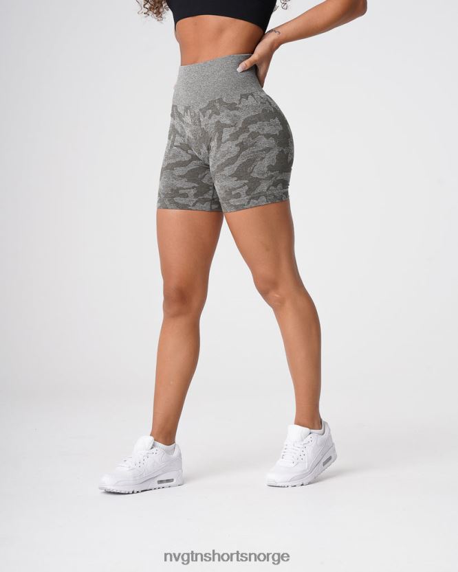064HD6440 kakigrønn Fitness NVGTN kvinner camo sømløse shorts