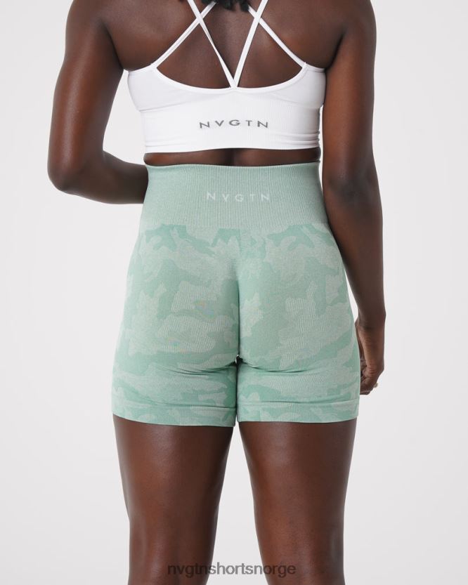 064HD6442 salvie grønn Fitness NVGTN kvinner camo sømløse shorts