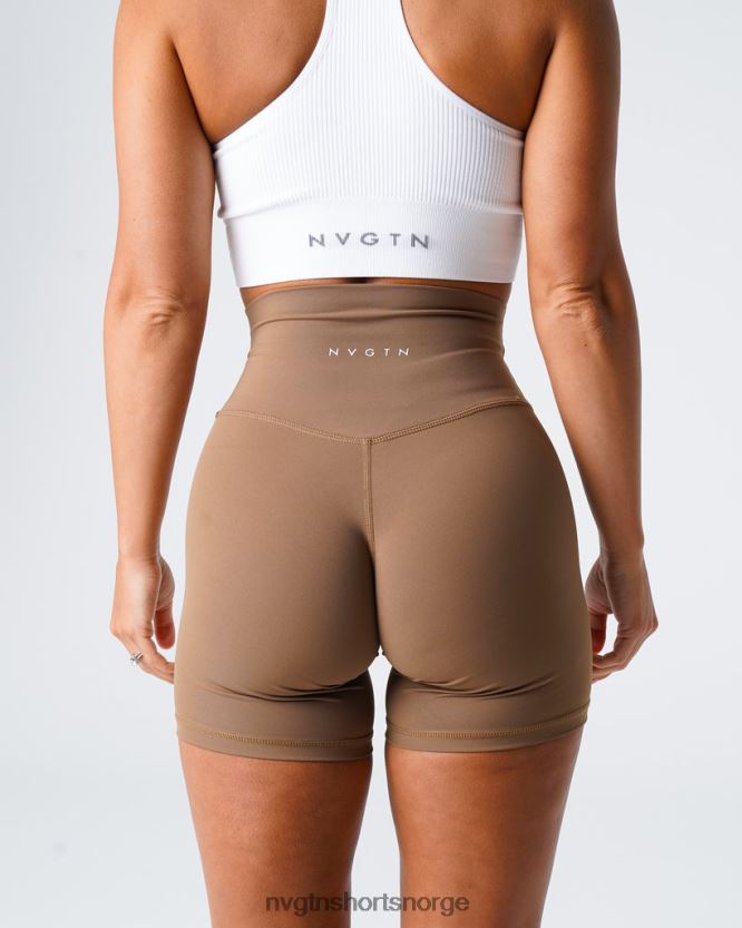 064HD6456 mokka Fitness NVGTN kvinner signatur 2.0 shorts