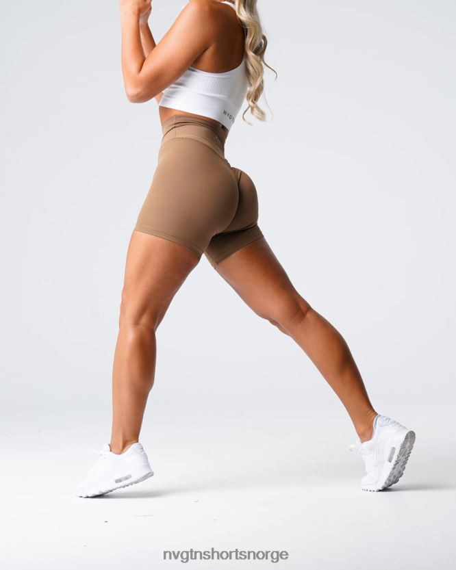 064HD6456 mokka Fitness NVGTN kvinner signatur 2.0 shorts
