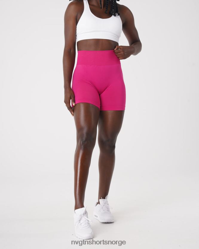 064HD6462 magenta Fitness NVGTN kvinner solid sømløs shorts