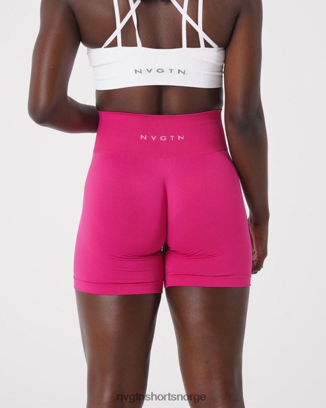 064HD6462 magenta Fitness NVGTN kvinner solid sømløs shorts