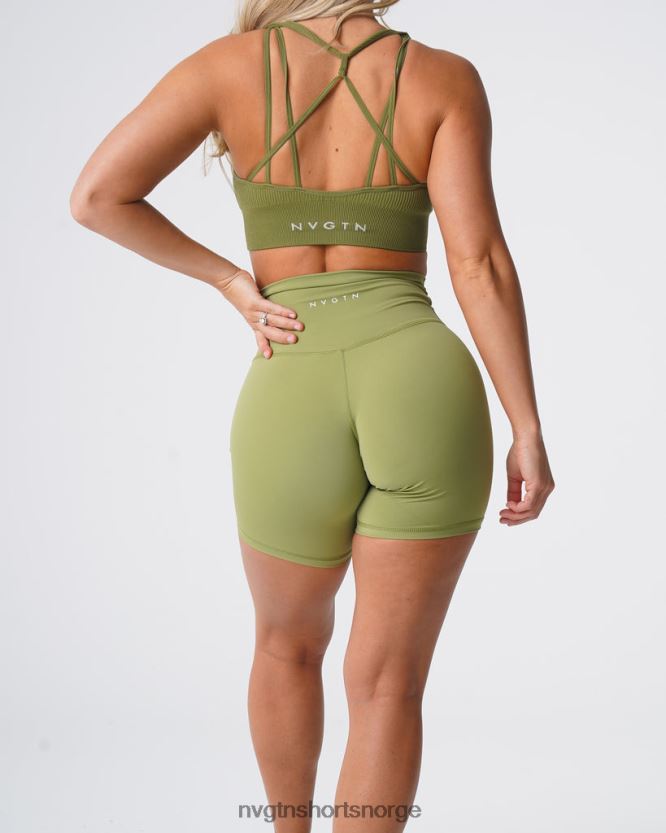 064HD6465 oliven Fitness NVGTN kvinner signatur 2.0 shorts