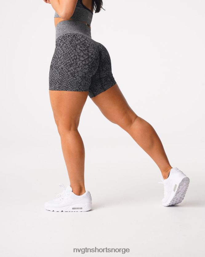 064HD6473 svartflekkete Fitness NVGTN kvinner slangeskinn sømløse shorts