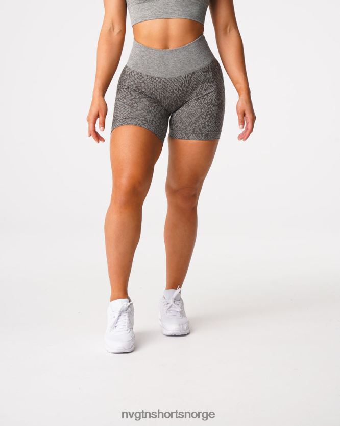 064HD6474 kakigrønn Fitness NVGTN kvinner slangeskinn sømløse shorts