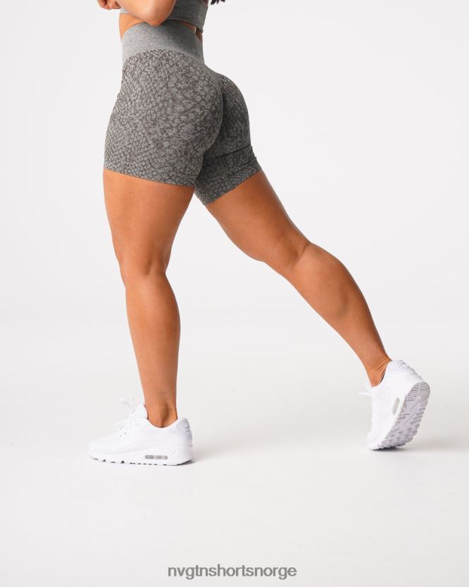 064HD6474 kakigrønn Fitness NVGTN kvinner slangeskinn sømløse shorts