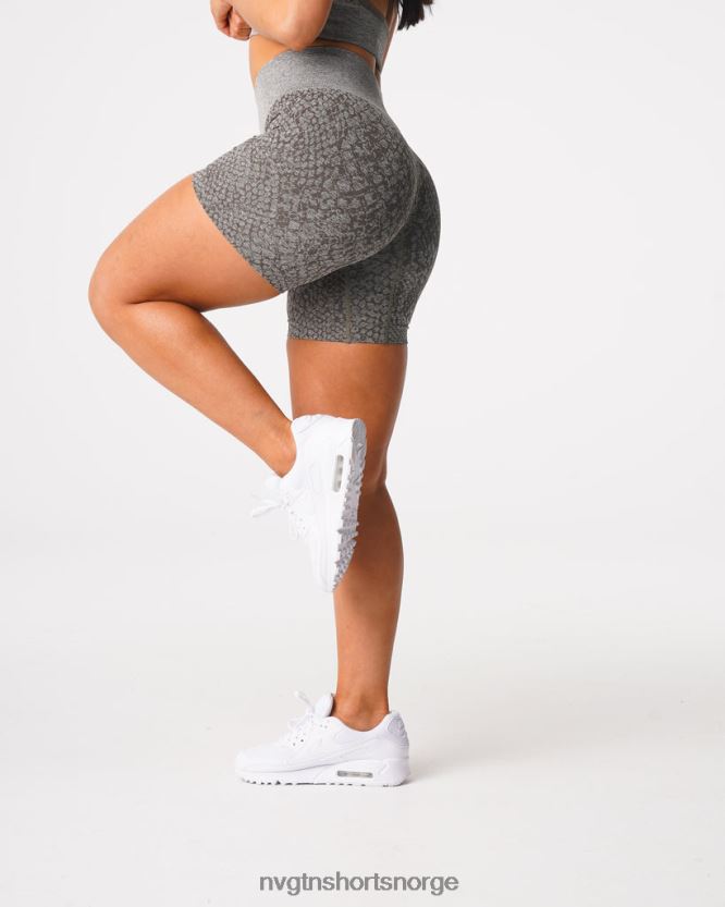 064HD6474 kakigrønn Fitness NVGTN kvinner slangeskinn sømløse shorts
