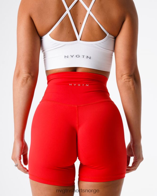 064HD6476 skarlagenrød Fitness NVGTN kvinner signatur 2.0 shorts