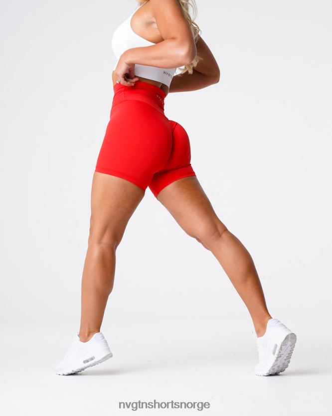 064HD6476 skarlagenrød Fitness NVGTN kvinner signatur 2.0 shorts