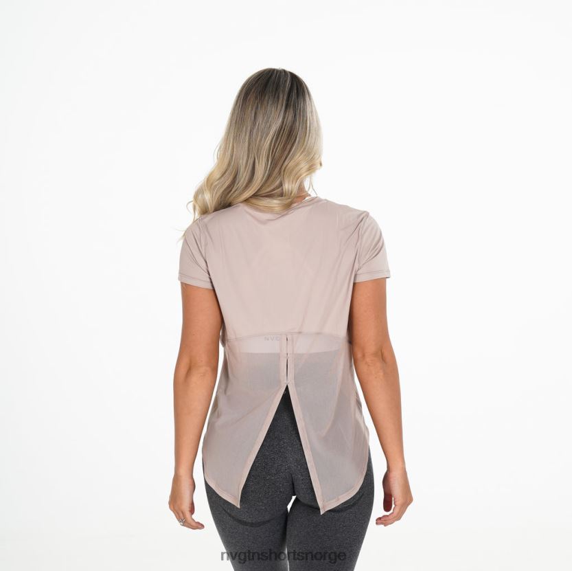 064HD6273 beige Fitness NVGTN kvinner overdådig t-skjorte