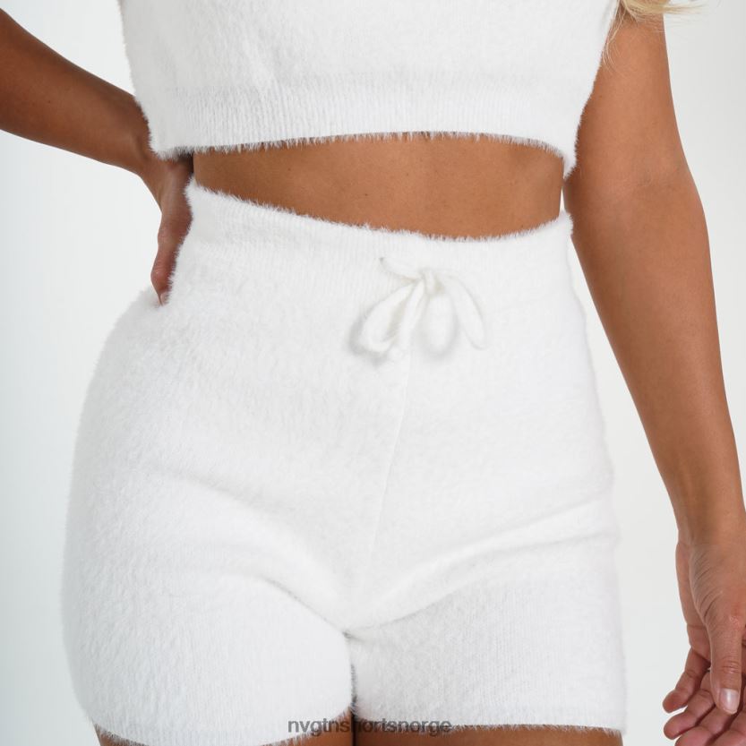 064HD6751 hvit livsstil NVGTN kvinner uformelle søte lounge-shorts